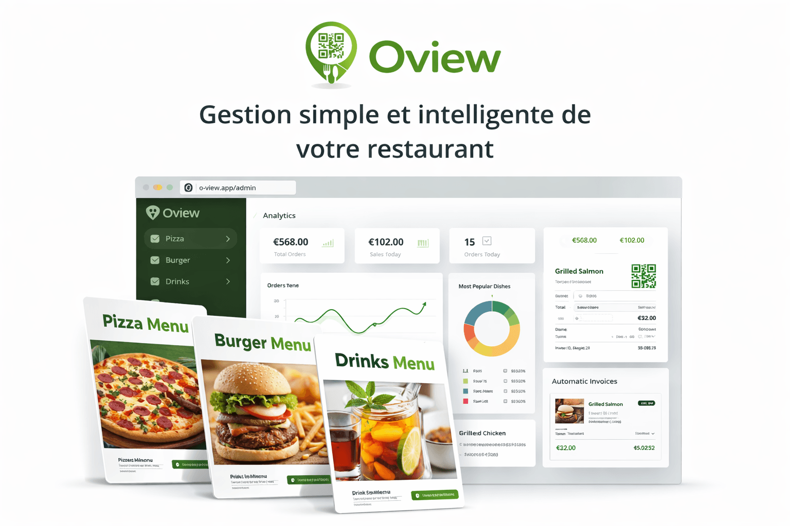 Interface de gestion Oview